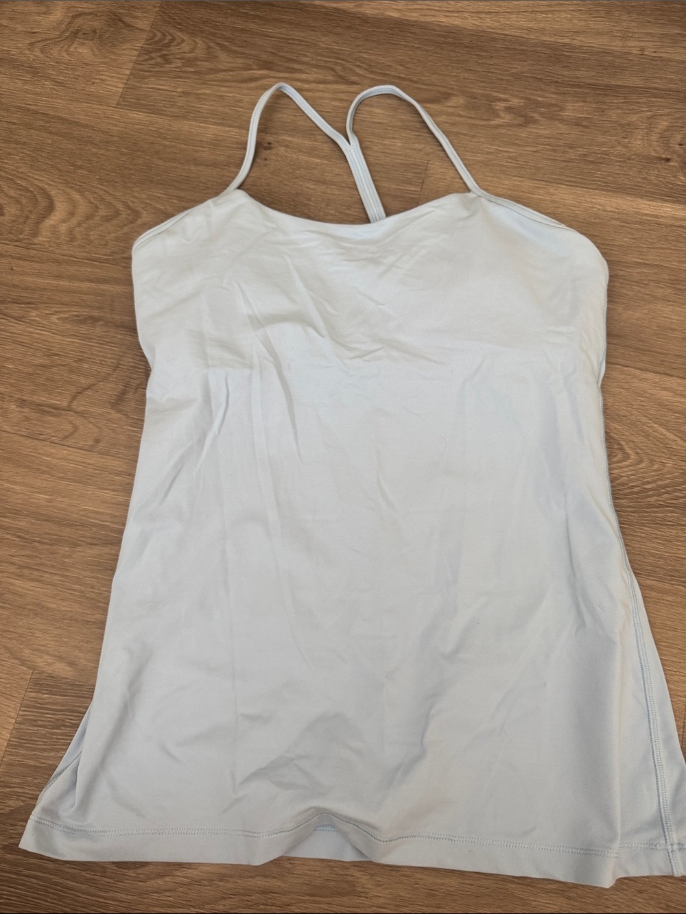 Light Blue Athletic Tank Top